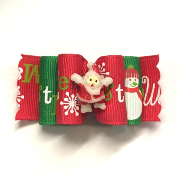 Бантик на резинке для собак НОВЫЙ ГОД 