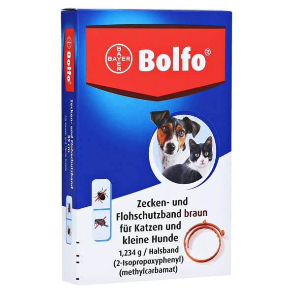 Bolfo Нашийник від бліх та кліщів для котів та маленьких собак 35см (Bayer) Bolfo Нашийник від бліх та кліщів для котів та маленьких собак 35см (Bayer)