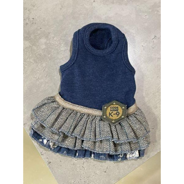 Сукня для собак Louisdog "Twirly dress" синій Сукня для собак Louisdog "Twirly dress" синій