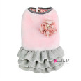 Сукня плюшева для собак Pretty Pet "Mademoiselle dress" рожева