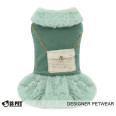 Плаття утеплене для собак Is Pet "Charlotte coat" зелений