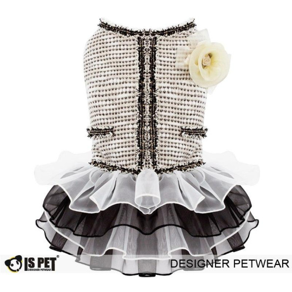 Платье утепленное для собак Is Pet "Elizabeth dress" черное