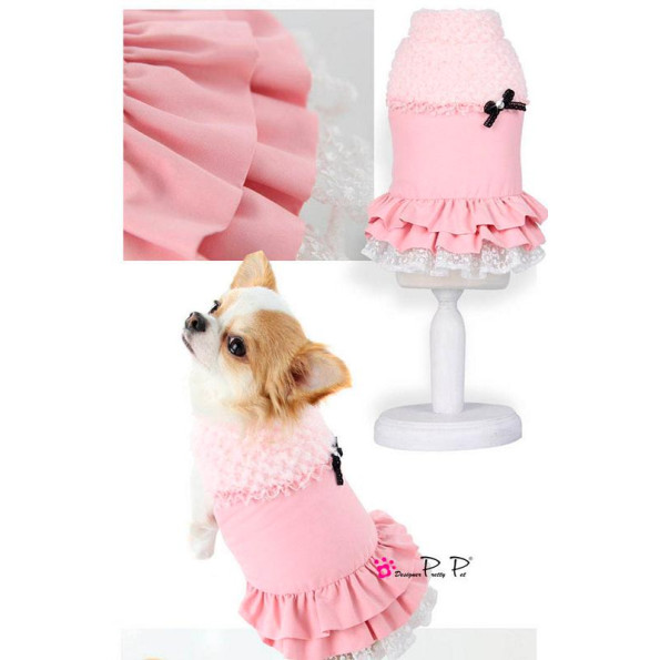Жилет для собак-платье для собак Pretty Pet Bella Coat с юбкой, на кнопках, розовая -
Фото 2 Жилет для собак-платье для собак Pretty Pet Bella Coat с юбкой, на кнопках, розовая -
Фото 2