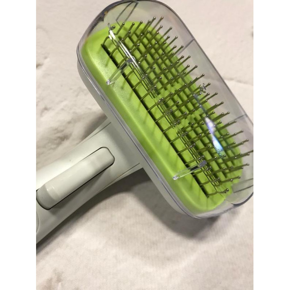 Расческа для собак и кошек с длинной шерстью, самоочищающаяся Elite зеленого цвета -
Фото 2 Расческа для собак и кошек с длинной шерстью, самоочищающаяся Elite зеленого цвета -
Фото 2