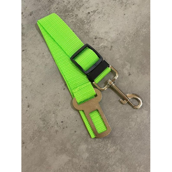 Ремень в машину на ошейник для собак и котов для безопасного путешествия 2,5см*70см Черный -
                                                        Фото 3