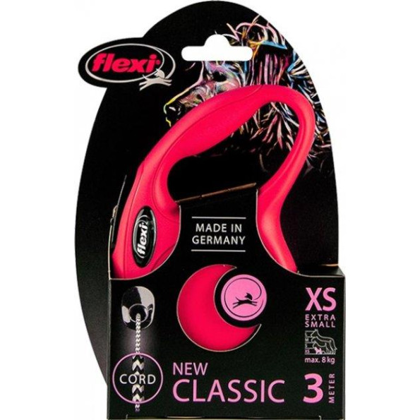 Рулетка для собак с тросовым поводком XS Flexi New Classic красного цвета 3м/8кг -
Фото 2 Рулетка для собак с тросовым поводком XS Flexi New Classic красного цвета 3м/8кг -
Фото 2