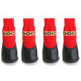 Водонепромокаючі шкарпетки для собак Multibrand "DOG" з липучкою навколо лапки, червоний