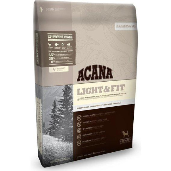 Сухий корм для собак ACANA Light & Fit Для собак з надмірною вагою, всіх дорослих порід 6,0 кг Сухий корм для собак ACANA Light & Fit Для собак з надмірною вагою, всіх дорослих порід 6,0 кг