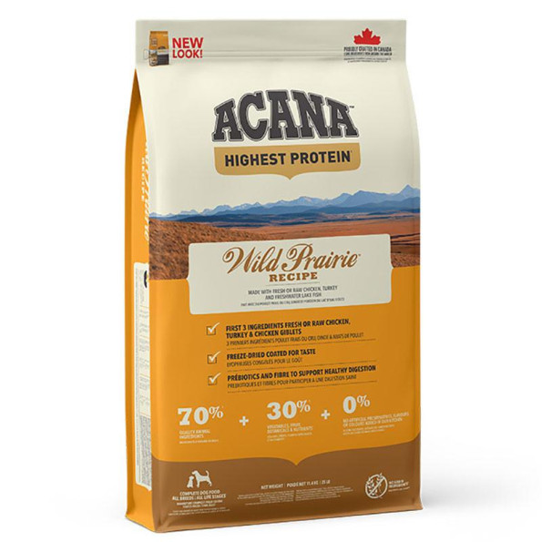 Сухий корм для собак ACANA Wild Prairie Recipe Курча, індичка та риба 2,0кг 