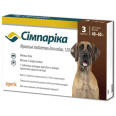 Таблетки Simparica Симпарика от блох и клещей для собак от 40кг до 60кг, 120мг/1табл.