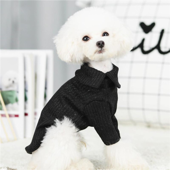 Гольф для собак Cheepet Less is more напис горловині, з люрексом, чорний -
Фото 3 Гольф для собак Cheepet Less is more напис горловині, з люрексом, чорний -
Фото 3