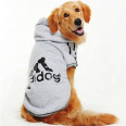Толстовка для собак Multibrand "ADIDOG" сірий