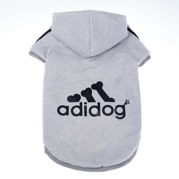 Толстовка для собак Multibrand "ADIDOG" сірий -
                                                        Фото 2