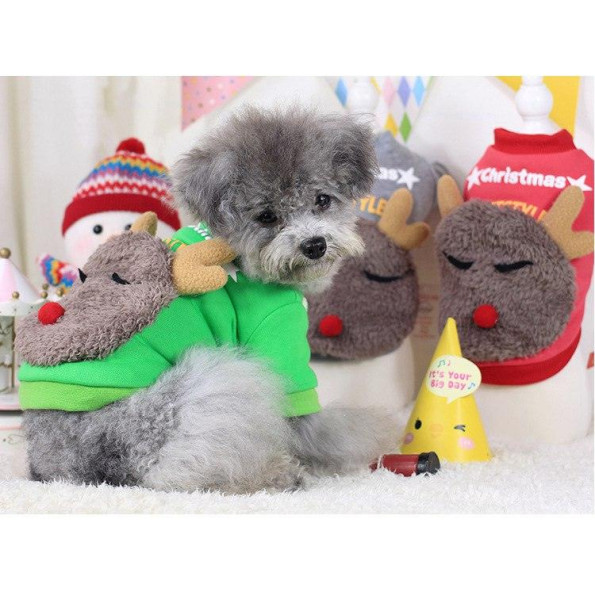 Толстовка для собак Pet Style "Олень" зелений Толстовка для собак Pet Style "Олень" зелений