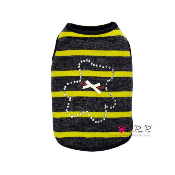 Толстовка для собак Pretty Pet "My bear" сірий