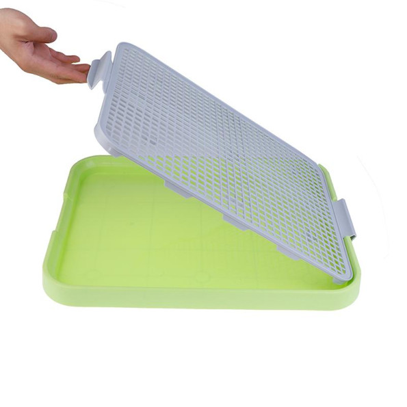 Туалет для собак под пеленку с сеточкой и столбиком, зеленый -
Фото 2 Туалет для собак под пеленку с сеточкой и столбиком, зеленый -
Фото 2