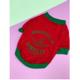 Футболка для собак Multibrand "University of Sinville" червоний