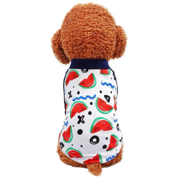 Футболка для собак PetCircle "Арбузики" біла -
                                                        Фото 4