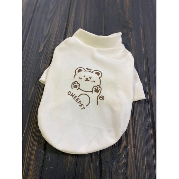 Гольф для собак Cheepet з мішкою на спинці, білий XL