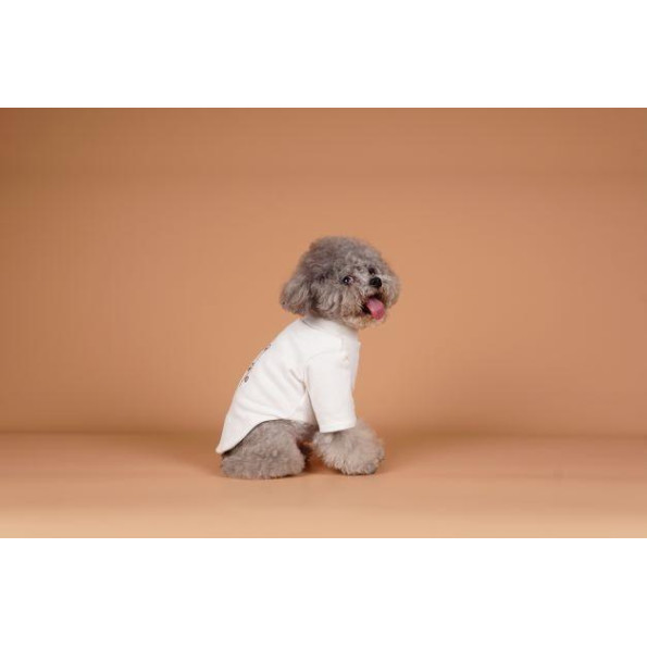 Гольф для собак Cheepet з мішкою на спинці, білий XL -
                                                        Фото 3
