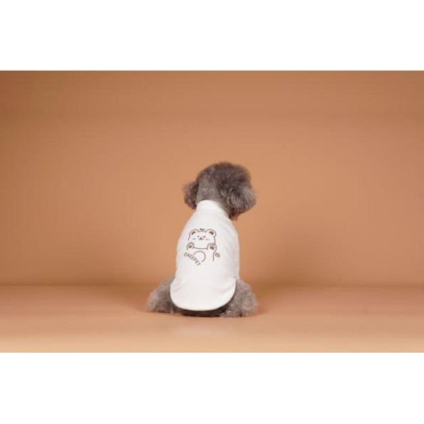 Гольф для собак Cheepet з мішкою на спинці, білий XL -
                                                        Фото 4