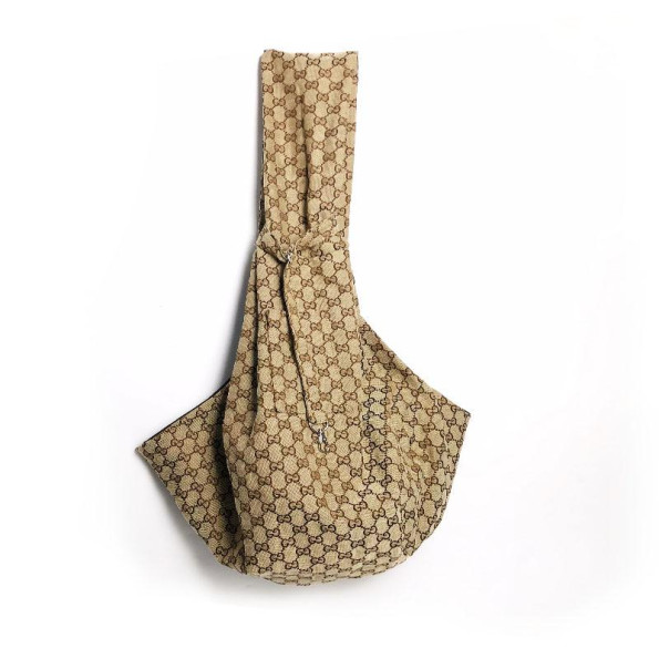 Брендовый слинг-сумка для переноски собак и котов, кенгуру через плечо Gucci, коричневая -
Фото 2 Брендовый слинг-сумка для переноски собак и котов, кенгуру через плечо Gucci, коричневая -
Фото 2