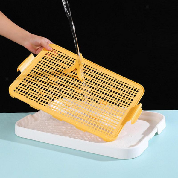 Туалет для собак с сеточкой и столбиком в виде БАНАНА для кобеля, желтый -
Фото 3 Туалет для собак с сеточкой и столбиком в виде БАНАНА для кобеля, желтый -
Фото 3