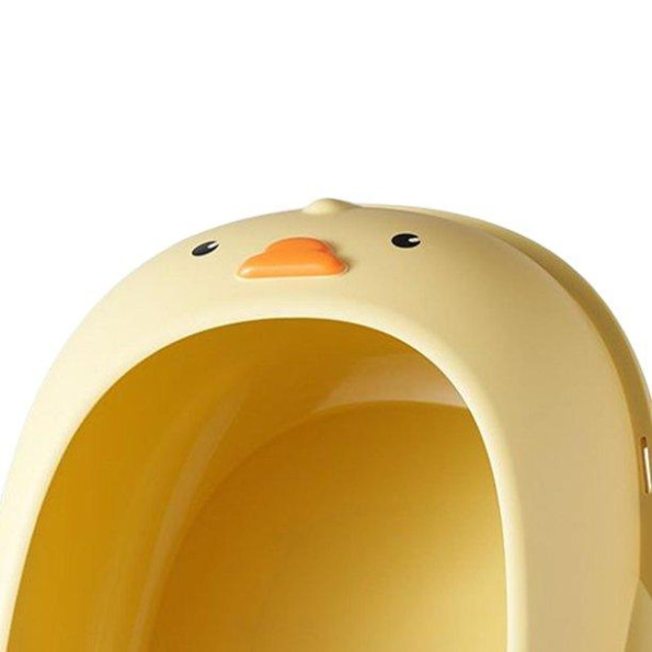 Туалетний лоток для котів під пісок, селікагель, тофу з лопаткою у вигляді УТОЧКИ, жовтий  -
                                                        Фото 2