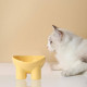 Миска пластиковая для собак и кошек на ножках 14,5*14*10см, желтая -
                                                        Фото 3