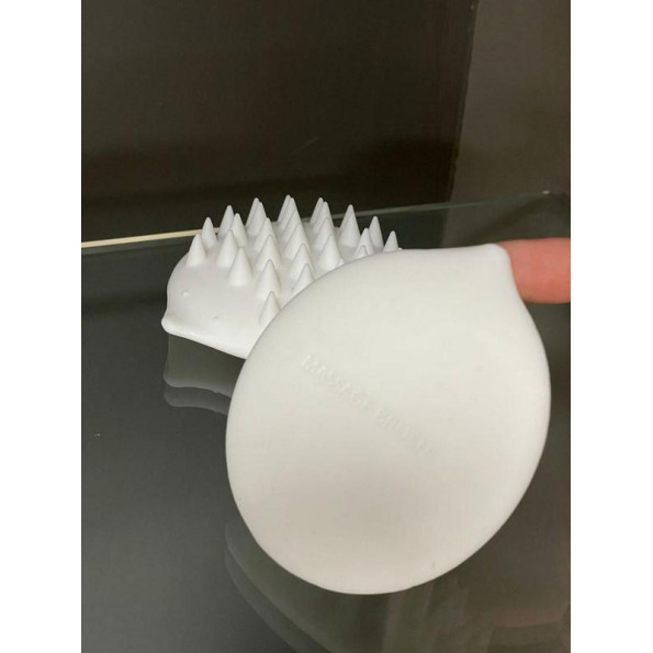 Щітка для Експрес Ліняння, вичісування гладкошерстих собак та кішки ЇЖИК, білого кольору  -
                                                        Фото 2