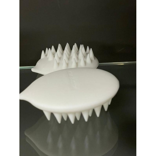 Щітка для Експрес Ліняння, вичісування гладкошерстих собак та кішки ЇЖИК, білого кольору  -
                                                        Фото 4