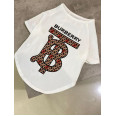 Брендовая футболка для собак Burberry хопок белая M