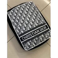 Брендова лежанка матрацик для собак та кішок Christian Dior чорна 