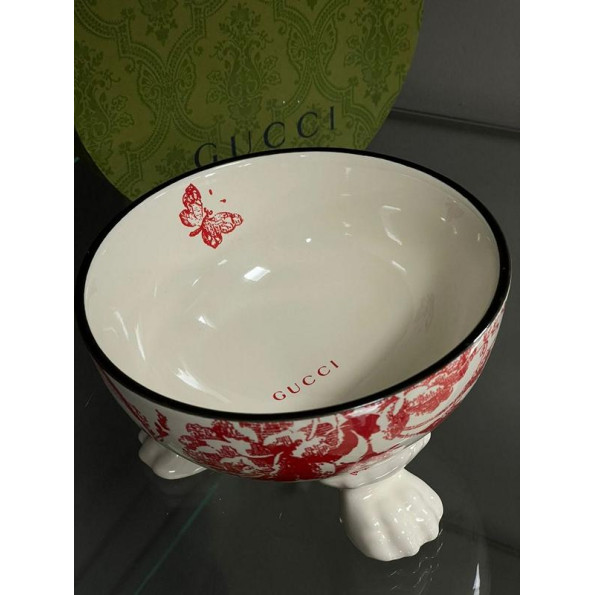 Брендовая керамическая миска для животных собак и котов GUCCI с цветам на лапках, красная -
Фото 2 Брендовая керамическая миска для животных собак и котов GUCCI с цветам на лапках, красная -
Фото 2