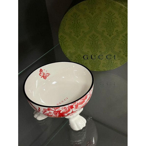 Брендовая керамическая миска для животных собак и котов GUCCI с цветам на лапках, красная -
Фото 5 Брендовая керамическая миска для животных собак и котов GUCCI с цветам на лапках, красная -
Фото 5