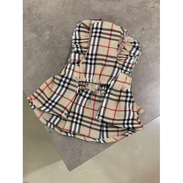 Брендова літня сукня для собак Burberry з бантом, коричнева L -
Фото 2 Брендова літня сукня для собак Burberry з бантом, коричнева L -
Фото 2