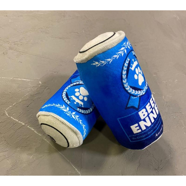 Іграшка для собак BEER ENNEFU плюшева з пищалком у вигляді жерстяної банки з пивом, синя -
Фото 2 Іграшка для собак BEER ENNEFU плюшева з пищалком у вигляді жерстяної банки з пивом, синя -
Фото 2