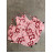 Брендовий дощовик для собак та котів GUCCI з капюшоном, із затяжками регулювання на руковах та животику, рожевий 