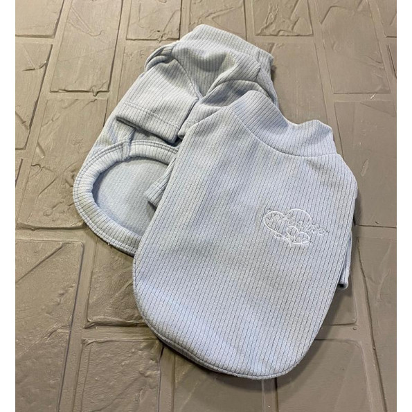 Гольф для собак Cheepet Infinite love c сердечками на спинке, голубой L -
                                                        Фото 6