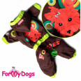 Дощовик для собак For My Dogs "Йорк" салатовий