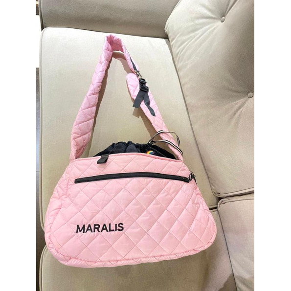 Сумка-перенесення для собак на плече MARALIS зимова хутряна сумка всередині, з кишенею на змійці, рожева -
Фото 3 Сумка-перенесення для собак на плече MARALIS зимова хутряна сумка всередині, з кишенею на змійці, рожева -
Фото 3