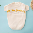 Брендовый свитер для собак PALM ANGELS с золотой надписью, белаый Белый S