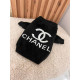 Свитер для собак CHANEL широкая горловина, черный M -
                                                        Фото 1