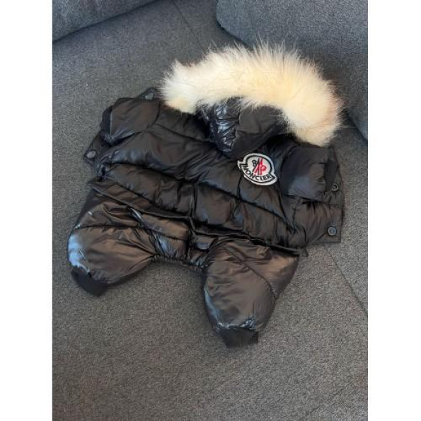 Зимний комбинезон для собак MONCLER , черный 10