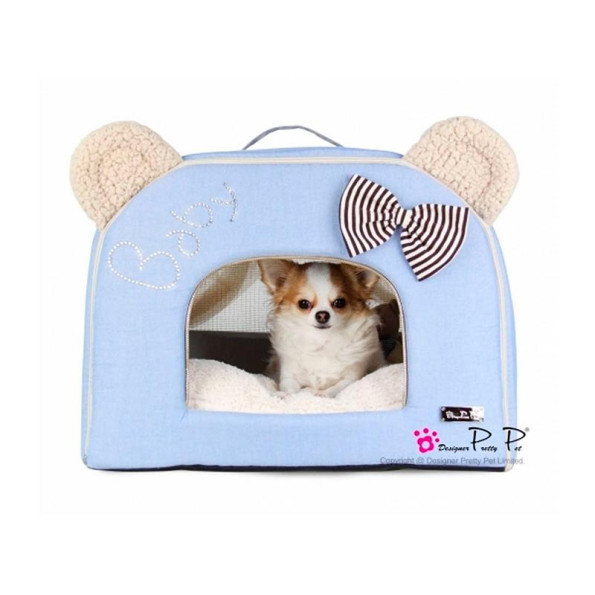 Домик для собак и кошек тканевый Pretty Pet в виде мишки с ушками голубого и бежевого цвета -
Фото 3 Домик для собак и кошек тканевый Pretty Pet в виде мишки с ушками голубого и бежевого цвета -
Фото 3
