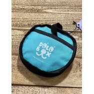 Дорожная поилка для собак и котов Dolo Box складная на змейке, 2 миски, голубая