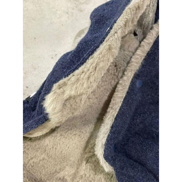 Жилетка для собак Louisdog Ma Beaute з капюшоном, синя -
                                                        Фото 2