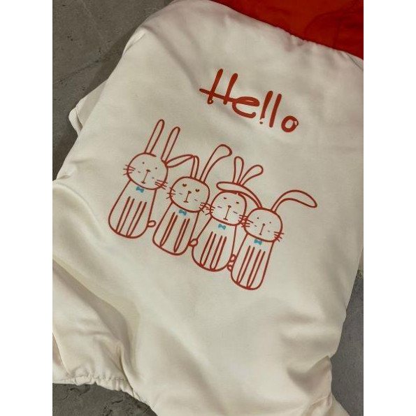 Зимовий комбінезон для собак Cheepet "HeLLo" безжовий -
Фото 2 Зимовий комбінезон для собак Cheepet "HeLLo" безжовий -
Фото 2