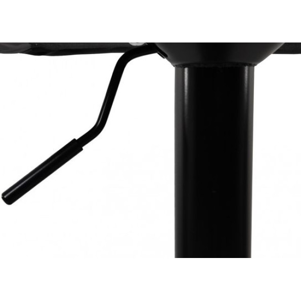 Барный стул со спинкой черный -
                                                        Фото 6