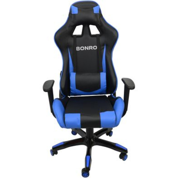 Кресло геймерское Bonro 2018 Blue -
                                                        Фото 7